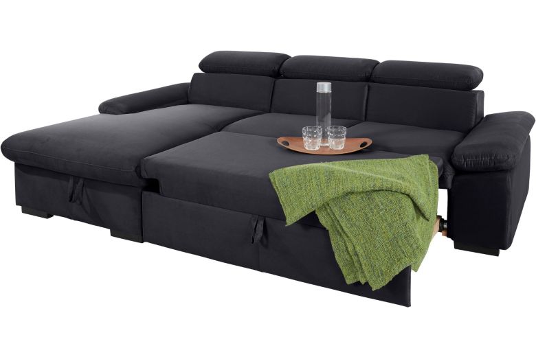 Corner sofa - Lola (Pull-out with storage box)
