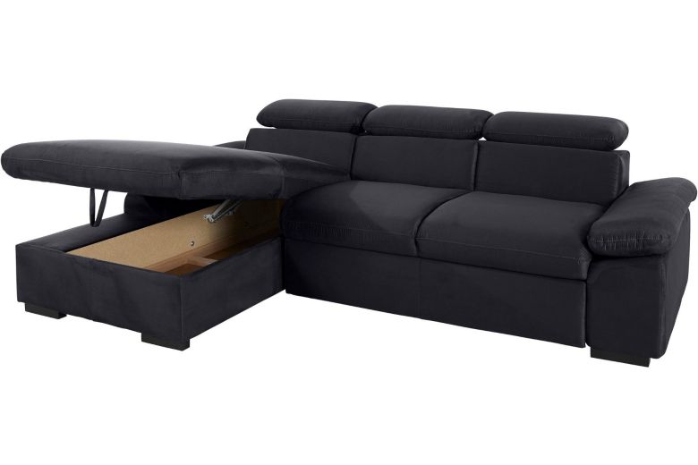 Corner sofa - Lola (Pull-out with storage box)