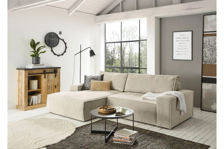 Corner sofa - Sherwood (Pull-out with storage box)