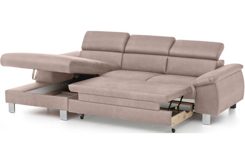 Corner sofa - Micky ar LED (Pull-out with storage box)