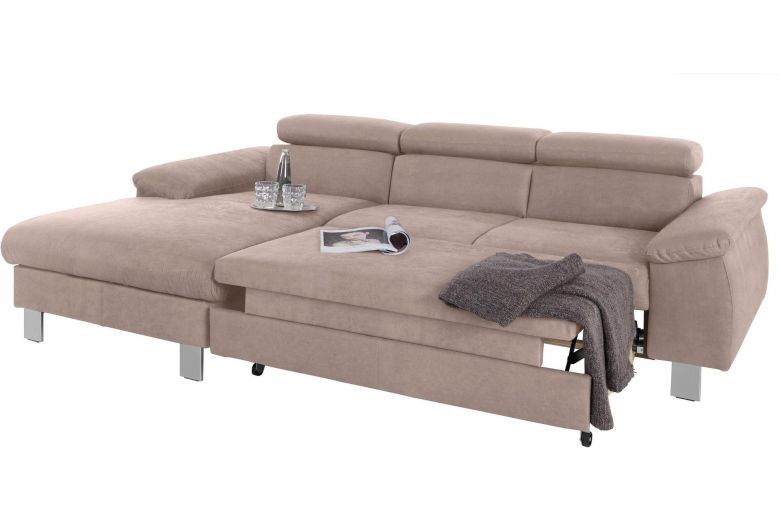 Corner sofa - Micky ar LED (Pull-out with storage box)