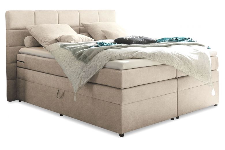 Boxspring bed 180x200 - Tacoma 3 (With storage box)