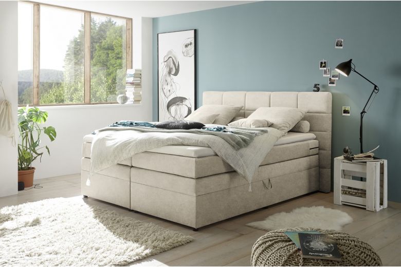 Boxspring bed 180x200 - Tacoma 3 (With storage box)