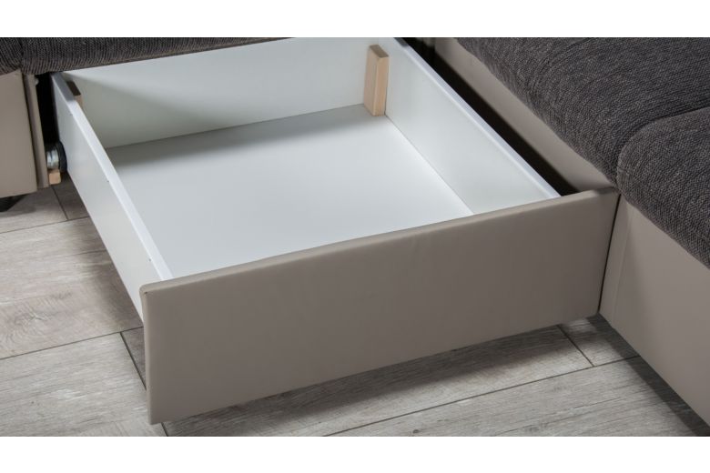Corner sofa - Taifun (Pull-out with storage box)