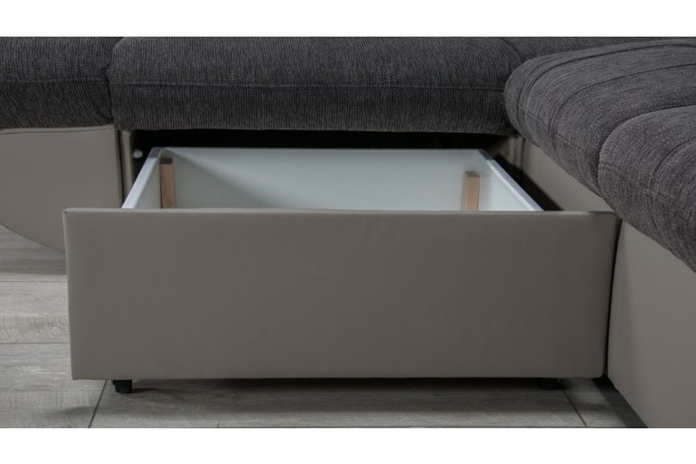 Corner sofa - Taifun (Pull-out with storage box)