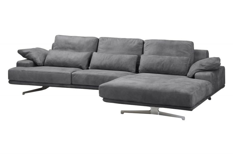 Leather corner sofa - Trevi