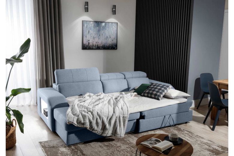 Corner sofa - Tulon (Pull-out with storage box)