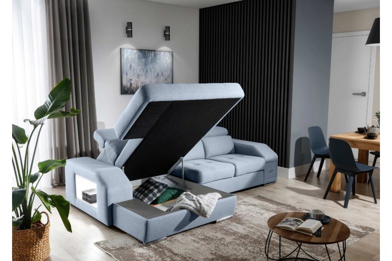 Corner sofa - Tulon (Pull-out with storage box)