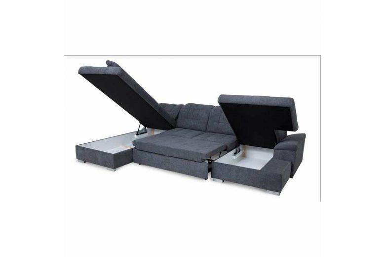 U shape sofa - Alaska (Pull-out with storage box)
