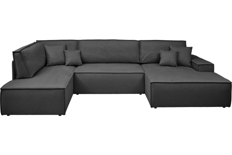 U shape sofa - Sherwood (Pull-out with storage box)