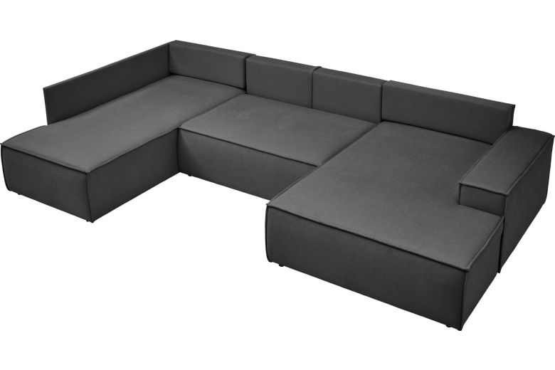 U shape sofa - Sherwood (Pull-out with storage box)