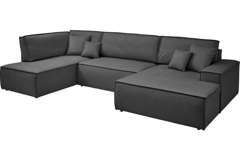 U shape sofa - Sherwood (Pull-out with storage box)