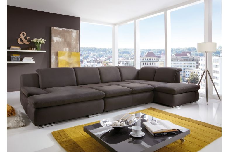 U shape sofa - Isona (Pull-out with storage box)
