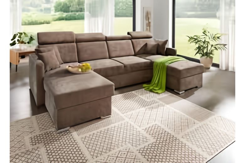U shape sofa - Sunny (Pull-out with storage box)