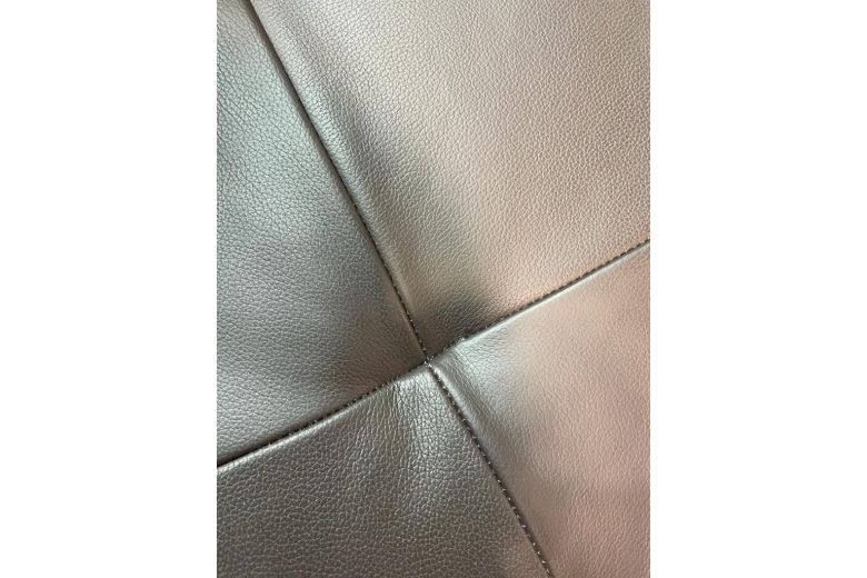 Leather corner sofa XL - Sammy with hocker (Pull-out with storage box)