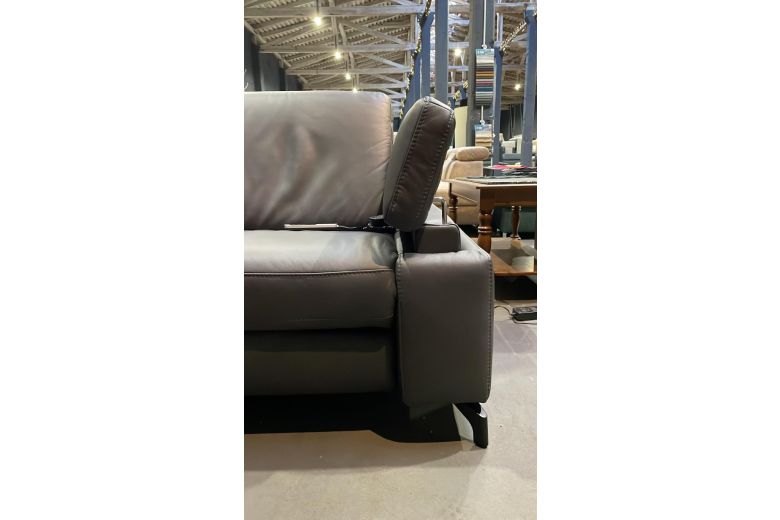 Leather 2 seat sofa - Relaxa
