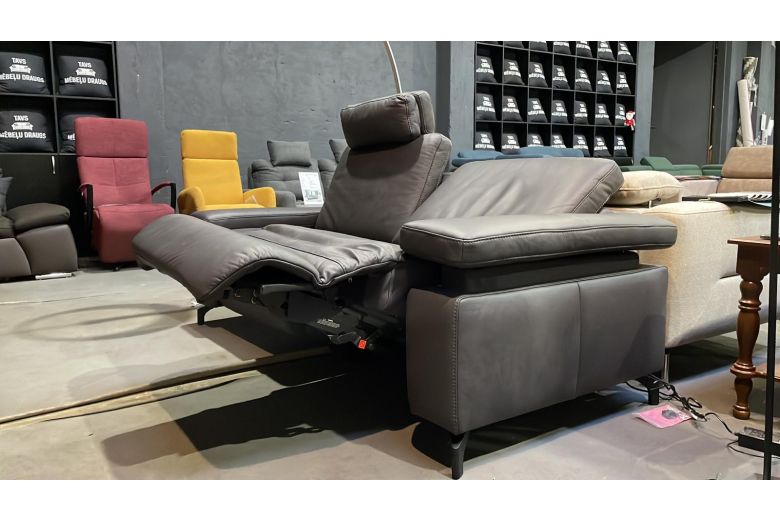 Leather 2 seat sofa - Relaxa