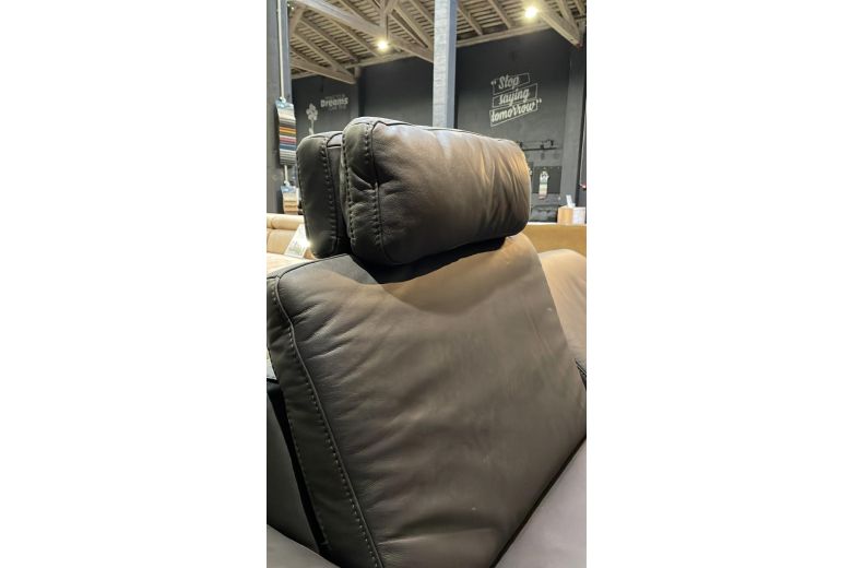 Leather 2 seat sofa - Relaxa