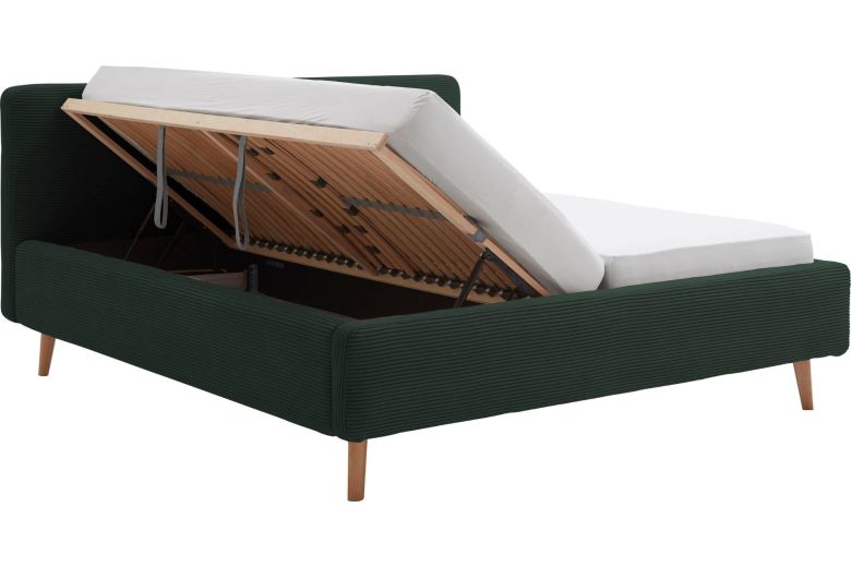 Upholstered bed 180x200 - Mattis (With storage box)