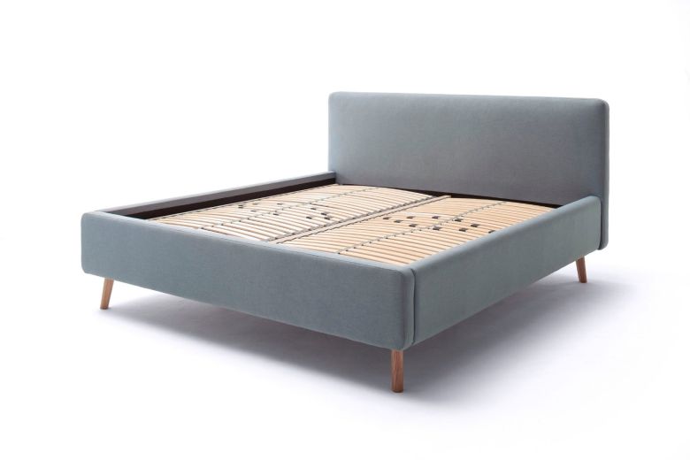 Upholstered bed 160x200 - Mattis (With storage box)