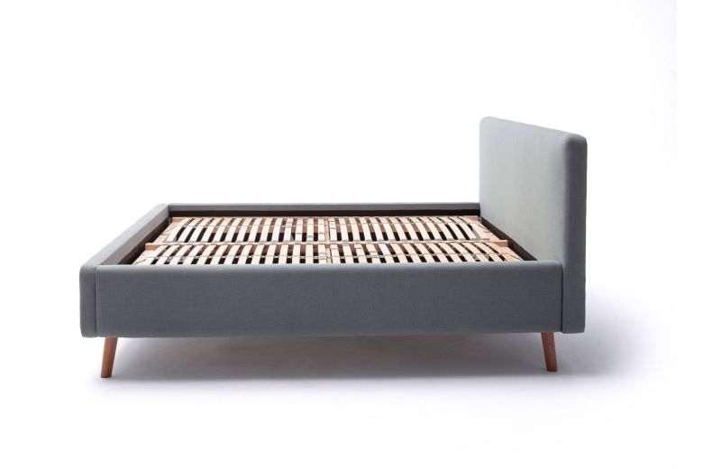 Upholstered bed 160x200 - Mattis (With storage box)