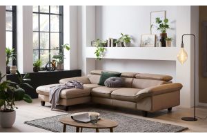 Leather corner sofa - Pilot