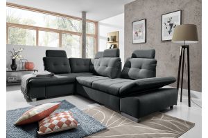 Corner sofa XL - Cremona (Pull-out with laundry compartment)