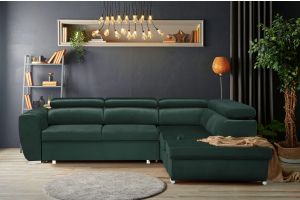 Corner sofa - Emporio (Pull-out with laundry compartment)