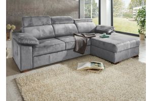 Corner sofa - KORBI (Pull-out with laundry compartment)