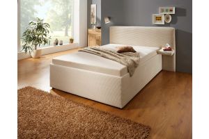 Upholstered bed 120x200 - Alpha (With laundry compartment)