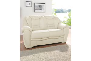 Leather 2 seat sofa - Bansin