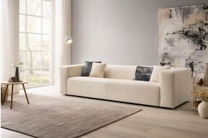 3 seat sofa - Bakels with hocker