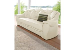 Leather 3 seat sofa - Bansin