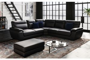 Leather corner sofa XL - Brandy