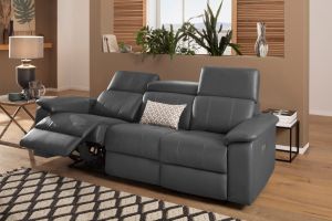 Leather 3 seat sofa - Binado