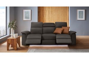 Leather 3 seat sofa - Pareli