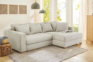 Corner sofa with changeable corner - Kampen (Pull-out with storage box)