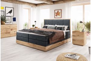 Boxspring bed 160x200 - Elli (With laundry compartment)