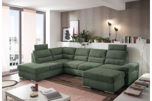 U shape sofa - Alma U (Pull-out with laundry compartment)