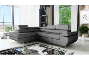 Corner sofa XL - Anton Lux (Pull-out with laundry compartment)