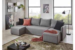 U shape sofa - Dublin (Pull-out with laundry compartment)