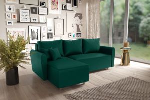 Corner sofa - Bonna (Pull-out with laundry compartment)