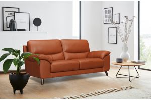 Leather 3 seat sofa - Dodge