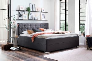 Upholstered bed 180x200 - Chicago with bed slat