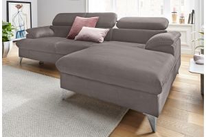 Corner sofa - Caluso (Pull-out with laundry compartment)
