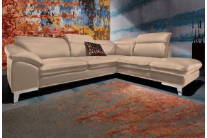 Leather corner sofa XL - Teresa