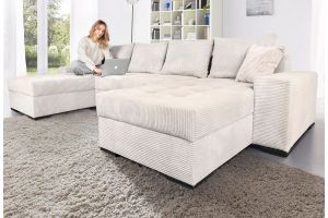 U shape sofa - Josy (Pull-out with storage box)