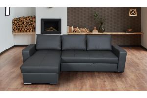 Corner sofa - Flores (Pull-out with laundry compartment)