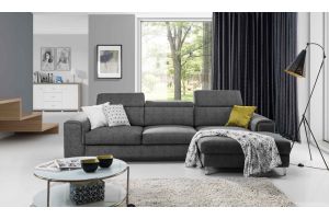 Corner sofa - Genova (Pull-out with laundry compartment)