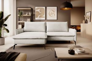 Corner sofa - Glossy (Pull-out with laundry compartment)